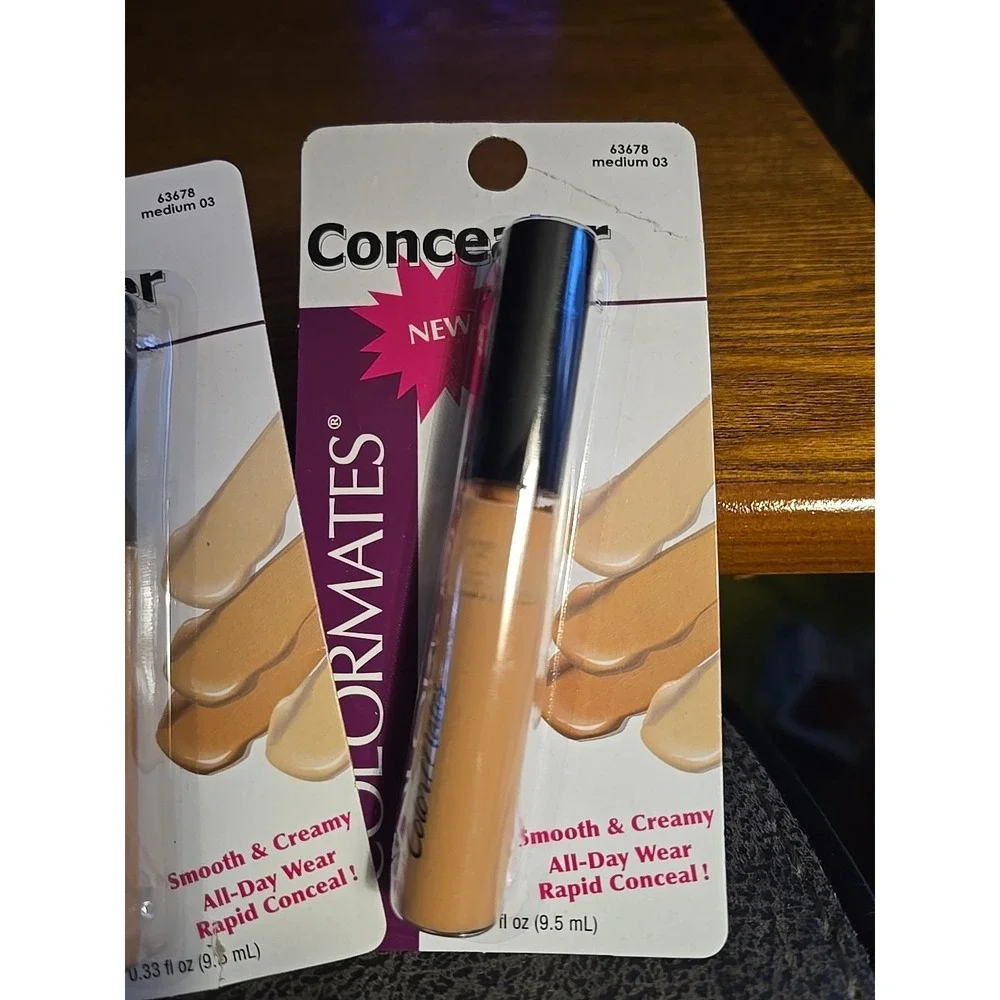 Colormates Conceler Medium 03. ‎ Lot Of 2 .33 fl Oz